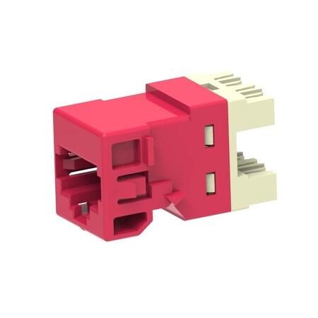Commscope 1-PORT MOD JACK 8W8P 110T568A/B CAT6A IP10RED 760241177 UNJ10G-RD